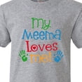 thumbnail image 4 of Inktastic My Meema Loves Me Youth T-Shirt, 4 of 5