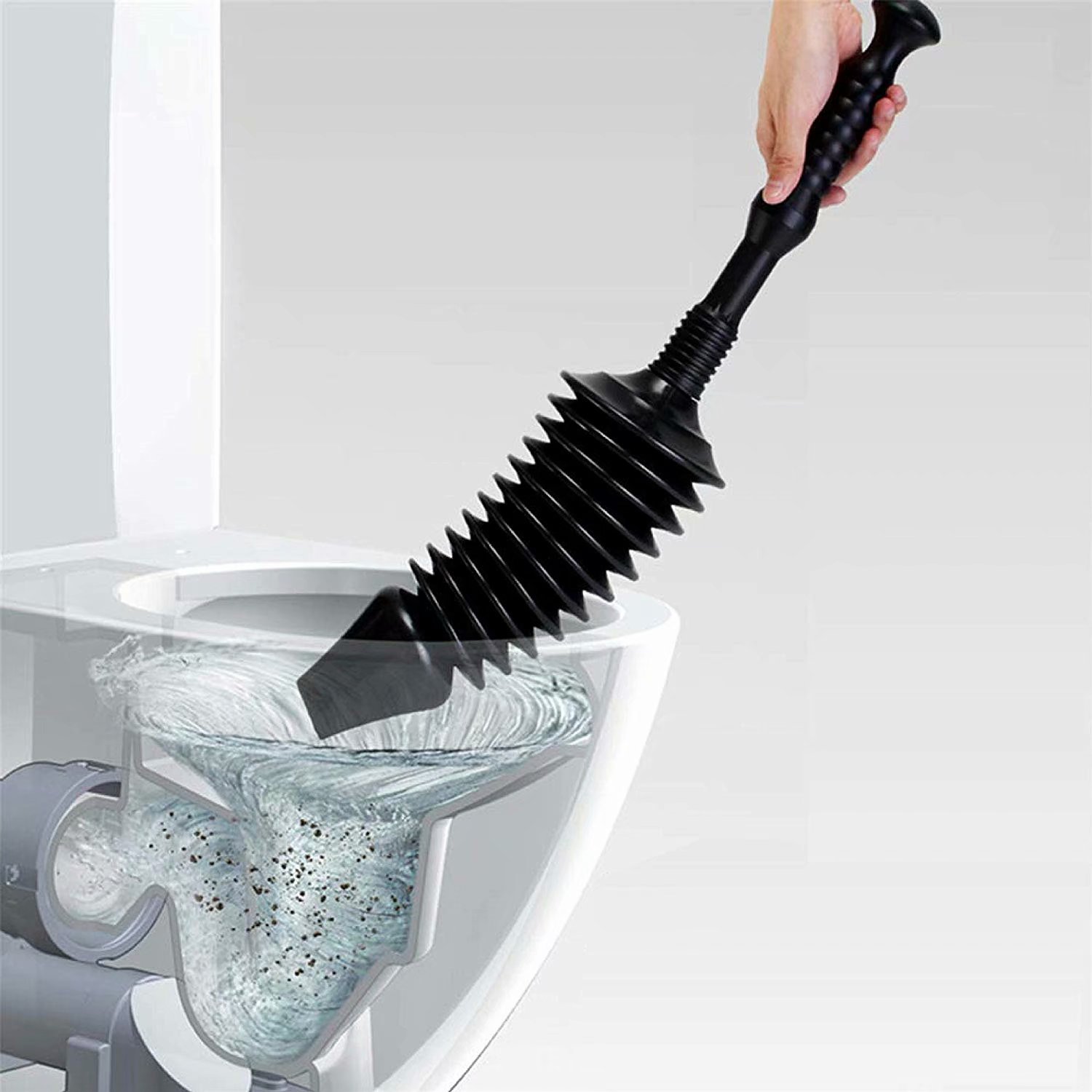 Toilet Plunger Toilet Unclogger 8X More Power Than Traditional Toilet Plunger Toilet Unclogger 8X More Power Than Traditional