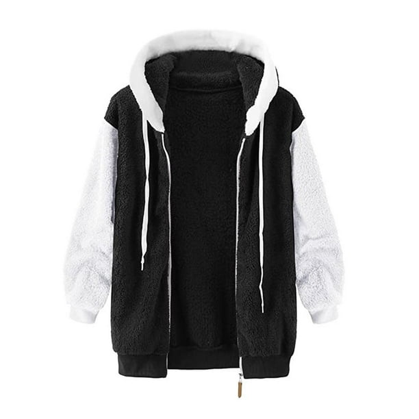 Chaquetas para mujer Chaqueta de abrigo de imitación cálida de moda Chaqueta de invierno con cremallera Ropa de abrigo de manga larga Odeerbi ODB-3