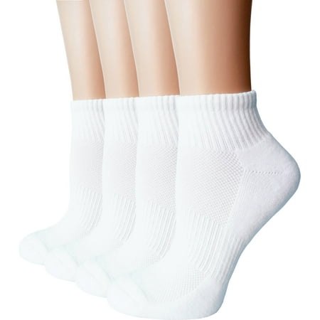 

FORMEU Women s Moisture Wicking Athletic Low Cut Ankle Quarter Cushion Socks 5-9