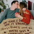 thumbnail image 4 of Anniversary Couple Gifts for Him, Her - Christmas, Thanksgiving, Valentine, Birthday, Wedding Gifts, Husband and Wife Gift Ideas, Boyfriend, Girlfriend Gifts - Fleece Throw Blankets 60x80 in, 4 of 5