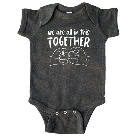 

Inktastic We Are All in This Together Fist Bump Gift Baby Boy or Baby Girl Bodysuit