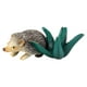 thumbnail image 3 of Figura de animal modelo educativo, juguete pintado, estatua de simulación, coleccionable, pequeña erizo con planta, 3 of 9