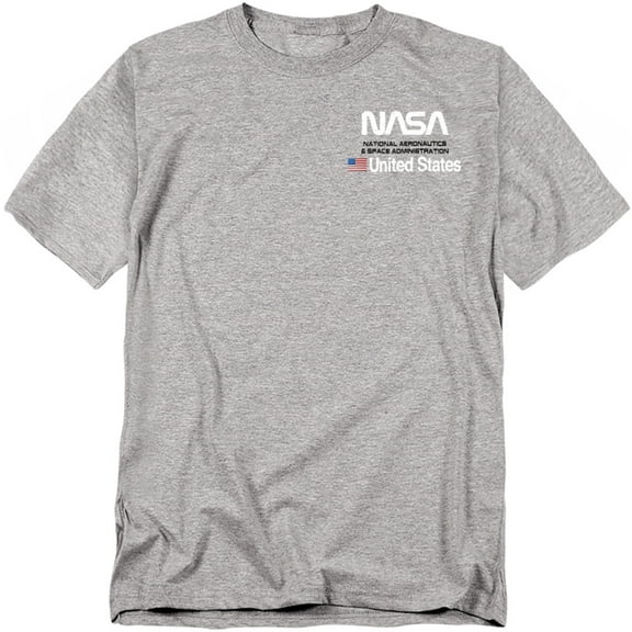 NASA T-Shirt Aeronautics Grey Unisex Graphic Tee for Men & Women