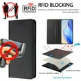 thumbnail image 3 of for Samsung Galaxy A5 2017 Phone Case Wallet Protective Case leather Cover with magnetic closed cBlackit card slot shockproof protection phone case, 3 of 7