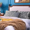 thumbnail image 3 of Kelnaro 2 Pack Satin Pillowcases Queen Size 20"x30", Ultra Silky Soft Breathable Pillow Cases, Hair & Skin Friendly, Leopard, 3 of 5