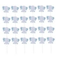 thumbnail image 4 of OUNONA Cake Toppers for Decoration Grey Paper Props with Safe Material Picks, 4 of 8