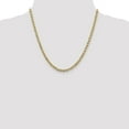 thumbnail image 2 of Leslie's Real 14kt Yellow Gold 3.75mm Concave Anchor Chain; 20 inch; Lobster Clasp; for Adults and Teens; for Women and Men, 2 of 5