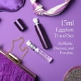 thumbnail image 2 of Uberlube Silicone Lube - Eggplant Travel Kit 15ml Unscented Silicone Lubricant Personal Lubrication - Latex-Safe Sex Lube Liquid for Couples, Flavorless, Anal Lube, Works Underwater - 15ml Purple, 2 of 5