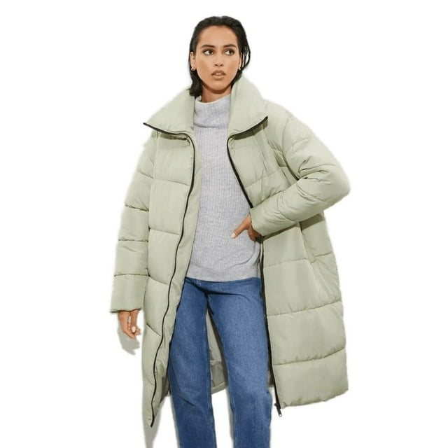 Dorothy Perkins Womens Padded Tall Long Coat
