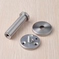 thumbnail image 3 of 6 Pcs Robe Hooks, Bathroom Towel Hook, Screw Coat Hook Brushed Robe Hook Stainless Steel Heavy Duty for Hanger Robe Clothes (Silver), 3 of 5