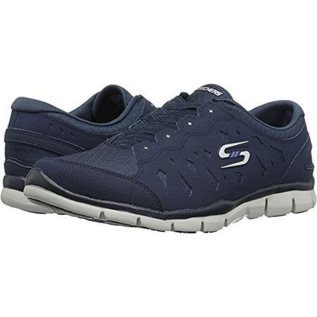 - Skechers Sport Women's Gratis Light Heart Fashion Sneaker, Navy, 8 M US