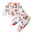 thumbnail image 1 of ITFABS Chandail à Manches Longues Imprimé Tournesol pour Bébé + Pantalon, 1 of 9