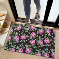 thumbnail image 2 of Pioneer Flower Floral Print Pattern Door Rugs,Washable Non Slip Door Mats Indoor,Decorative Door Mats,Entry Mat Indoor for Entrance,Bedroom,Kitchen,Bathroom,20"x32", 2 of 6