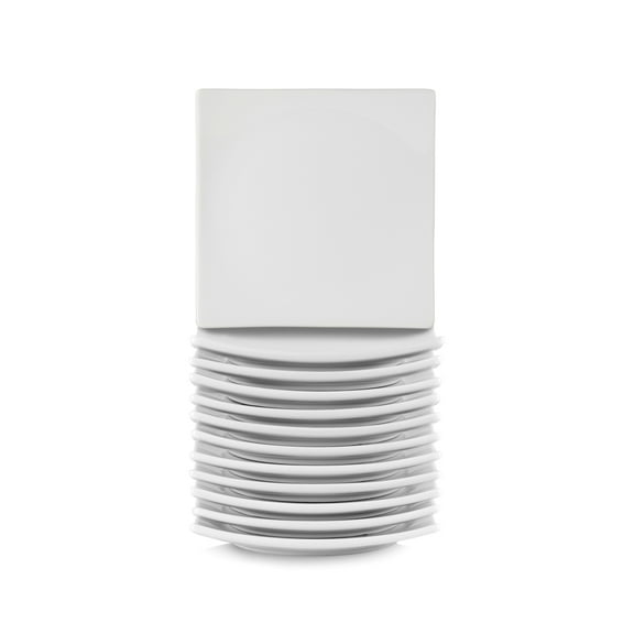 10 Strawberry Street Coupe Butter Plate in White (Set of 12)