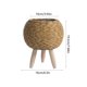 thumbnail image 3 of Maceta triangular de ratán sintético para decoración del hogar, habitación y pared. Maceta tejida de imitación de plástico. Maceta tejida de imitación de plástico., 3 of 6