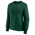 thumbnail image 2 of Women's Fanatics Green Miami Hurricanes Supersoft Flow Fleece Pullover Sweatshirt, 2 of 7