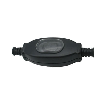 

IP65 250V 3A Waterproof Switch Dustproof Line Switch Practical Double Switch Accessories Black