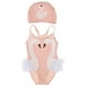 thumbnail image 2 of Traje de baño Sunnimix para niñas rosa cisne, 2 of 8