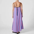 thumbnail image 3 of WILLBEST Robes du Dimanche pour Femmes Robe Maxi Contrastée Bretelles Spaghetti Tenues d'Été Voyage Sans Manches Longues Robes, 3 of 5