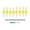 yellow stripes, variant on Low Noise Drone Propellers Compatible for Mini 3, Drone Propeller Blades Quadcopter Drone Propeller Props Quick Release Propeller(2 Pairs)(Sold without manufacturer warranty)