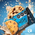 thumbnail image 2 of Forzagen | Galleta Vegana Alta en Prote&iacute;na | 70g por Porci&oacute;n | Sabor Chispas de Chocolate | Snack Vegano| Pack (12 Unidades), 2 of 6
