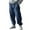 Dark Blue, variant on Havenre Baggy Sweatpants for Men Trendy Fall Winter Thick Warm Loose Fit Open Bottom Sweat Pants Drawstring Elastic Waist Trousers Streetwear with Pockets Black XL