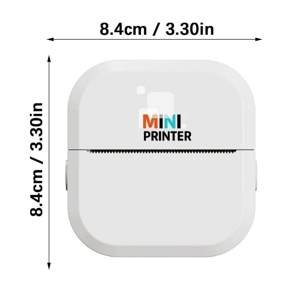 PatungKu Portable Mini Label Printer With OCR Scanner For Student Homework Sticker Rechargeable Battery Sticker Paper Kit