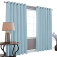 thumbnail image 1 of Cortinas Blackout 275cm Ancho X 215cm De Largo En 2 Paneles, 100% Microfibra Poliéster AZUL CLARO, 1 of 1