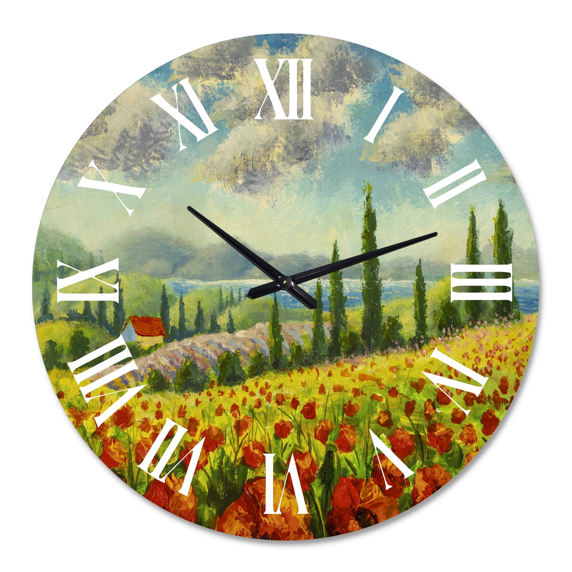 Designart 1 in Quartz Traditional Wall Clock