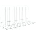 thumbnail image 5 of HUBERT® L Shape White Wire Shelf Divider - 24"L with 12" and 8" Sides, 5 of 5