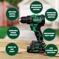 thumbnail image 4 of Juego de herramientas eléctricas Metabo HPT 18V MultiVolt™ Inalámbrico KC18DEXQB, 4 of 9
