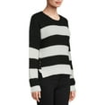 thumbnail image 6 of No Boundaries Juniors' Stripe Sweater, 6 of 6