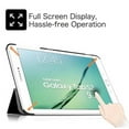 thumbnail image 3 of Fintie Case for Samsung Galaxy Tab S2 9.7 Tablet - Slim Lightweight Stand Cover with Auto Sleep/Wake, Black, 3 of 7