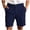 Navy, variant on Tumotour Linen Shorts For Man Solid-Color Casual With Pockets Button Zipper Shorts Half Shorts Pants Workout Shorts Short Beach Shorts Summer Shorts