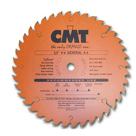 

Cmt 10 In X 40 X 5/8 In Industrial General Purpose Blades
