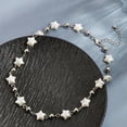 thumbnail image 5 of DESIGNICE Y2K Star Necklace Coquette Pearl Pendant,Chain Jewelry for Women,Alt Necklaces Fairy Grunge Aesthetic Accessories, 5 of 6