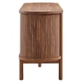 thumbnail image 4 of Cadence 71" Curved TV Stand in Walnut, 4 of 10