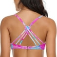 thumbnail image 6 of RELLECIGA Women's Push Up Bikini Top Twist Front Underwire Bathing Suit, 6 of 7