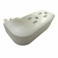 thumbnail image 2 of 1 Pc 3 Outlet Prong Electrical Power Grounded Wall Socket Tap AC Adapter Indoor, 2 of 2