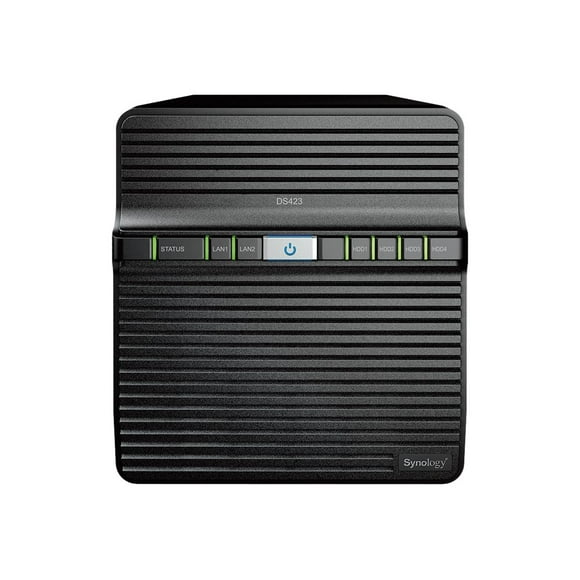Synology Disk Station DS423 - NAS server - 4 bays - SATA 6Gb/s - RAID JBOD, RAID 0, 1, 5, 6, 10 - RAM 2 GB - Gigabit Ethernet - iSCSI support