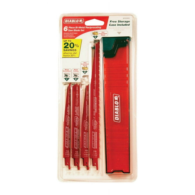 14-Piece Bi-Metal Recip Set with 2 Free Carbide Blades 14-Piece Bi-Metal Recip Set with 2 Free Carbide Blades