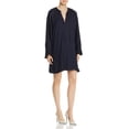 thumbnail image 1 of Elizabeth and James Robe Tunique Unie pour Femmes, Bleu, Moyen, 1 of 1