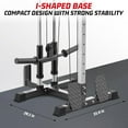 thumbnail image 6 of Luku LAT Pull Down Machine - Wall-Mounted Cable Workout Machine 400Lbs Weight Capacity, Dual Pulley System, 20 Height Adjustments, Compact Home Gym Cable Machine for Full Body Workout, 6 of 8
