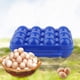 thumbnail image 1 of Bandeja de huevos Contenedor de almacenamiento de huevos Caja de almacenamiento de huevos ggs Estuche de almacenamiento con tapa y asa Puede contener hasta 14 huevos(Azul), 1 of 5