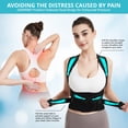 thumbnail image 4 of Corrector de postura SHAPERKY, soporte completo, negro, L, 4 of 7