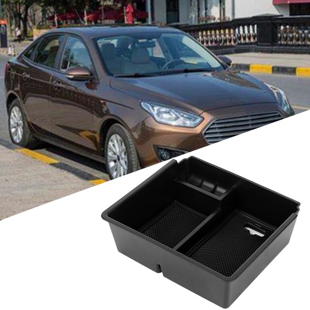 Acouto Guante de caja de almacenamiento secundario de apoyabrazos negro consola central de coche Bandeja de caja de almacenamiento de apoyabrazos interior apta para guardabosques ANGGREK Otros