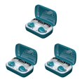 thumbnail image 2 of Matsuzay Compatibilidad con Bluetooth 5.1 Auriculares impermeables en la oreja Caja de carga Auriculares Auriculares de música portátiles Type1 NO1, 2 of 6