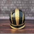thumbnail image 5 of Medieval Black Viking Helmet - LARP Reenactment Norse Helmet - Viking Battleworn Helmet - Knight Armour Helmet, 5 of 5
