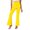 Yellow, variant on ZZwxWA Girls Bell Bottom Stretch Yoga Pants High Waisted Flare Leggings Workout Lounge Trousers 2-13Y